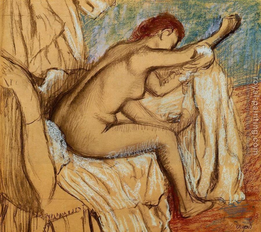 Edgar Degas : Woman Drying Herself